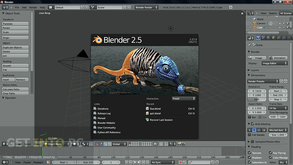 Blender Free Offline Installer Download 2020