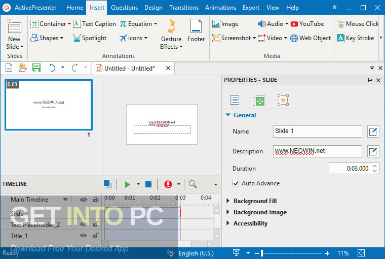 ActivePresenter Professional Edition 2022 Free Download